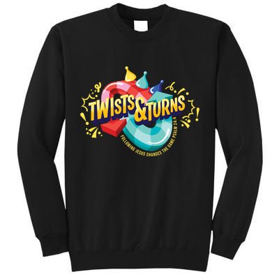 Twist And Turns Fowling Jesus Changes The Game Tall Sweatshirt