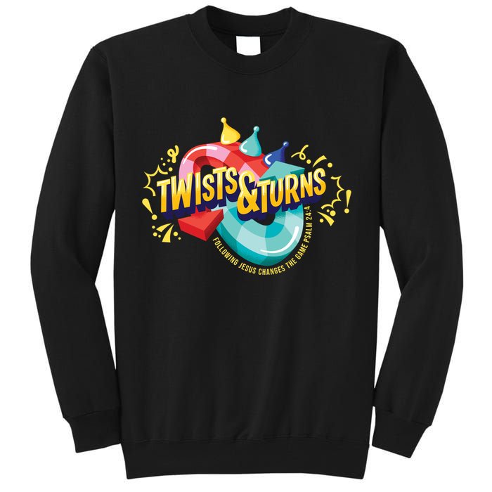 Twist And Turns Fowling Jesus Changes The Game Tall Sweatshirt