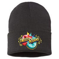 Twist And Turns Fowling Jesus Changes The Game Sustainable Knit Beanie