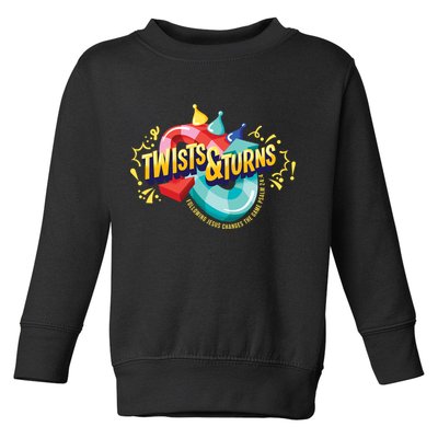 Twist And Turns Fowling Jesus Changes The Game Toddler Sweatshirt