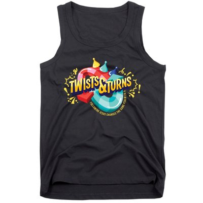 Twist And Turns Fowling Jesus Changes The Game Tank Top