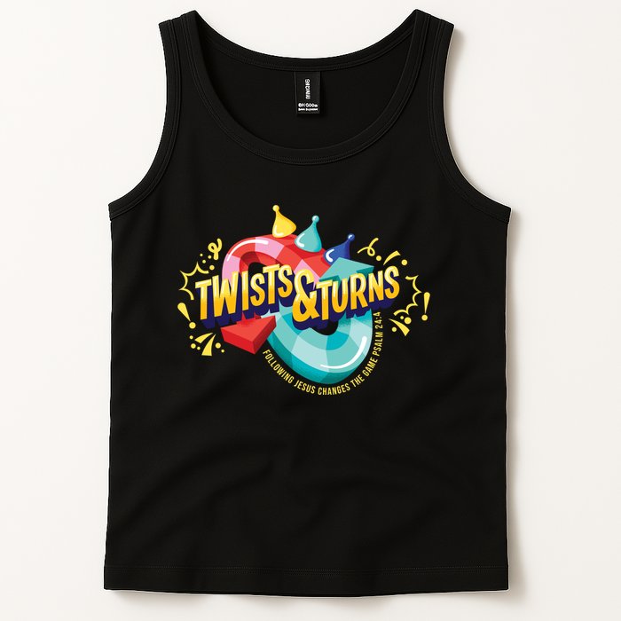 Twist And Turns Fowling Jesus Changes The Game Tank Top