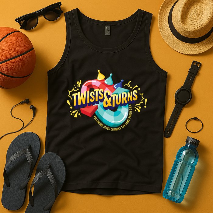 Twist And Turns Fowling Jesus Changes The Game Tank Top
