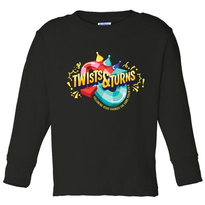 Twist And Turns Fowling Jesus Changes The Game Toddler Long Sleeve Shirt