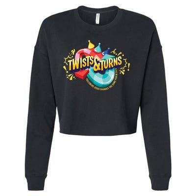Twist And Turns Fowling Jesus Changes The Game Cropped Pullover Crew