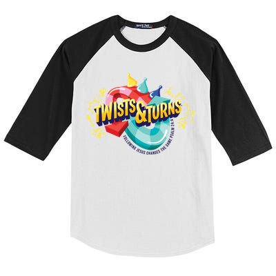 Twist And Turns Fowling Jesus Changes The Game Kids Colorblock Raglan Jersey