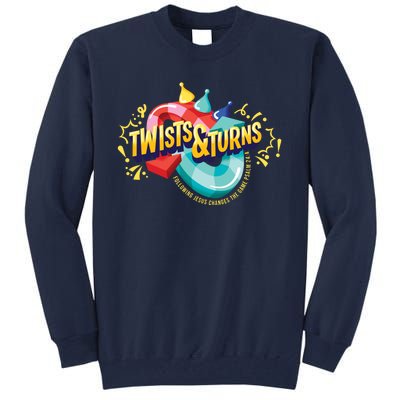 Twist And Turns Fowling Jesus Changes The Game Tall Sweatshirt