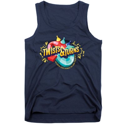 Twist And Turns Fowling Jesus Changes The Game Tank Top