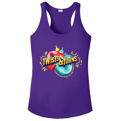 Twist And Turns Fowling Jesus Changes The Game Ladies PosiCharge Competitor Racerback Tank