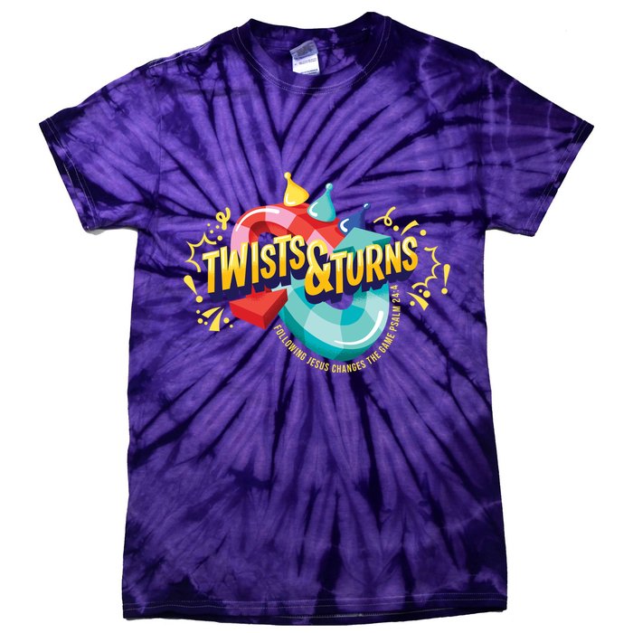 Twist And Turns Fowling Jesus Changes The Game Tie-Dye T-Shirt