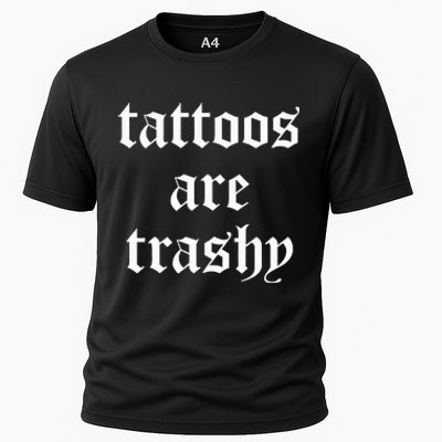 Tattoos Are Trashy Sarcasm Joke Tattoo Cooling Performance Crew T-Shirt