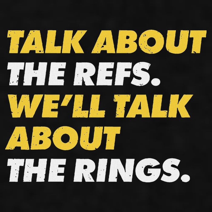 Talk About The Refs WeLl Talk About The Rings Kc Fan Ladies PosiCharge Tri-Blend Wicking Tank