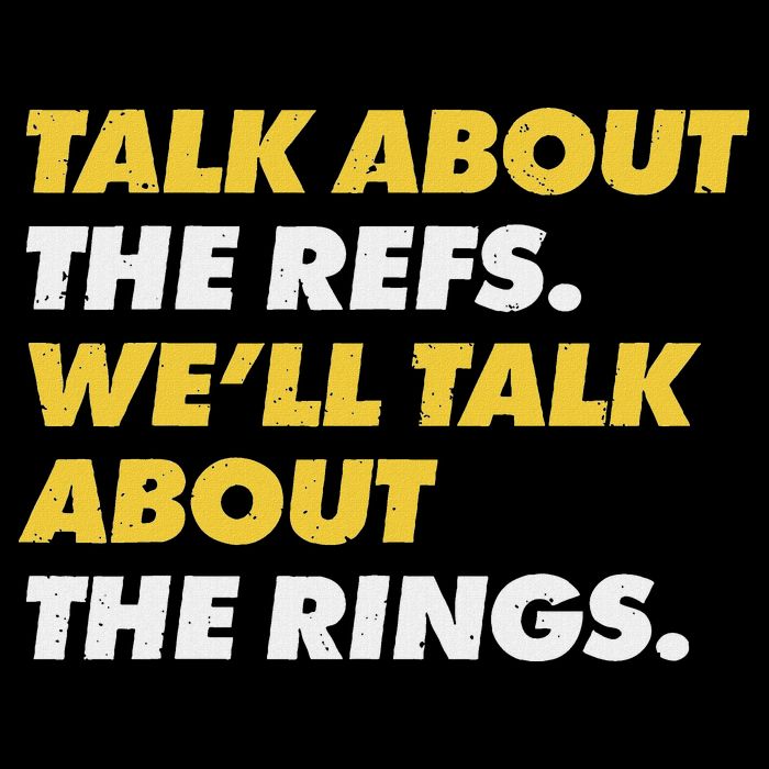 Talk About The Refs WeLl Talk About The Rings Kc Fan T-Shirt