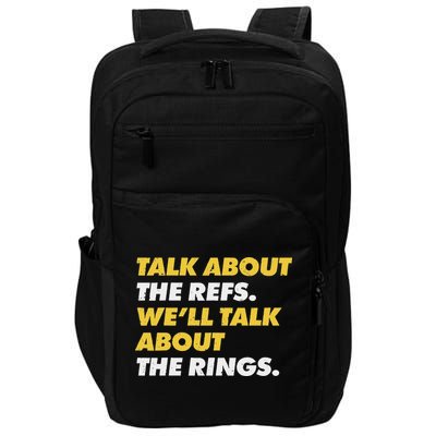 Talk About The Refs WeLl Talk About The Rings Kc Fan Impact Tech Backpack