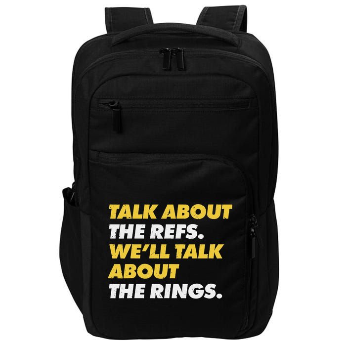 Talk About The Refs WeLl Talk About The Rings Kc Fan Impact Tech Backpack