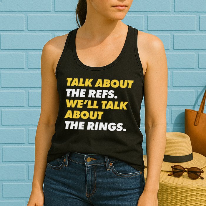Talk About The Refs WeLl Talk About The Rings Kc Fan Womens Tank Top