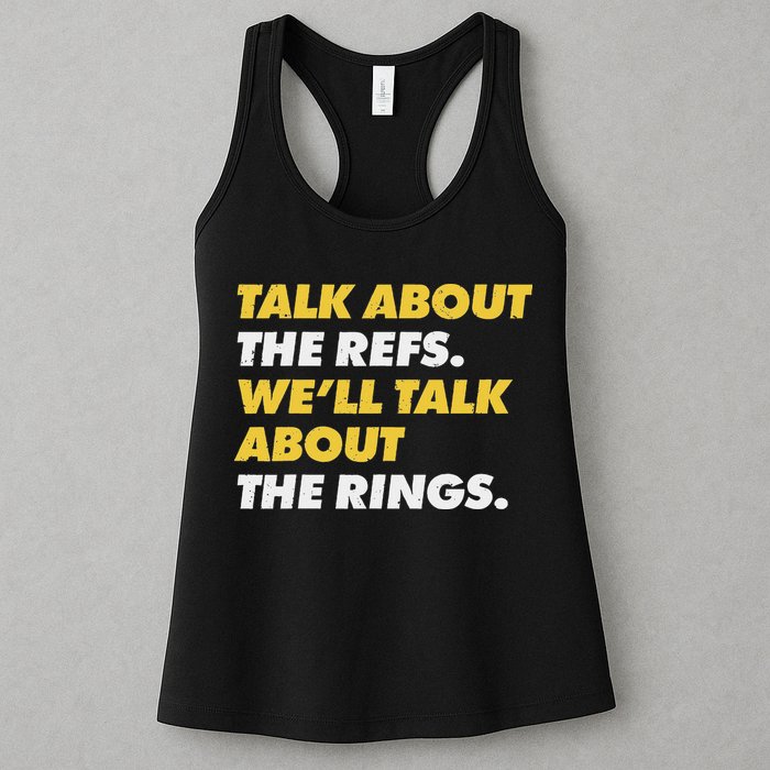 Talk About The Refs WeLl Talk About The Rings Kc Fan Womens Tank Top