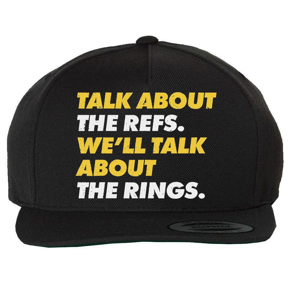 Talk About The Refs WeLl Talk About The Rings Kc Fan Wool Snapback Cap