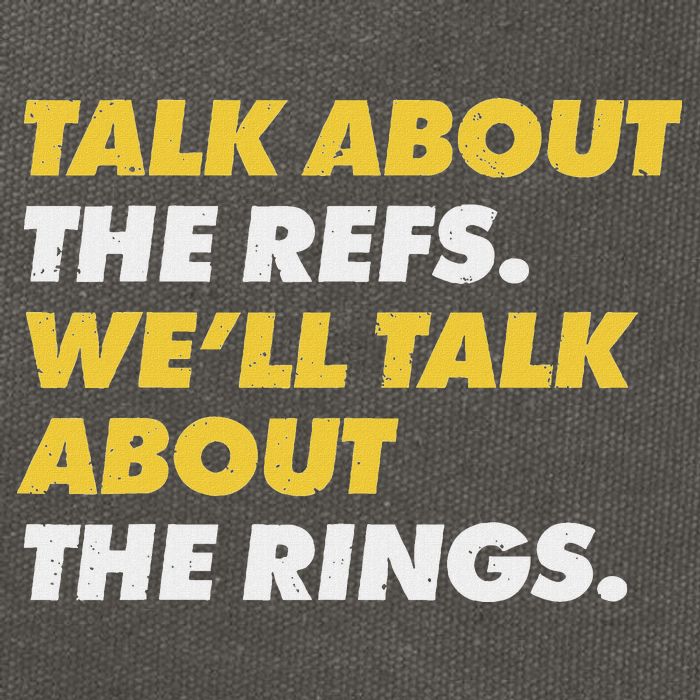 Talk About The Refs WeLl Talk About The Rings Kc Fan Cotton Canvas Backpack