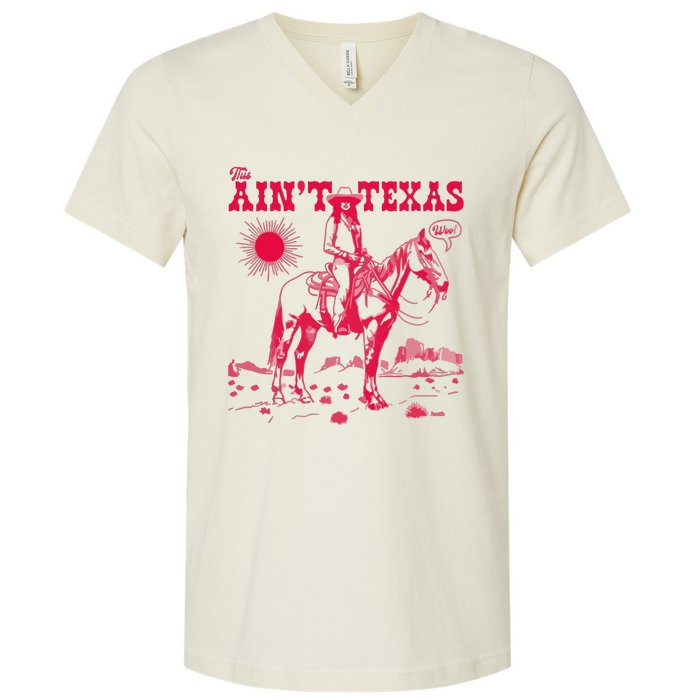 This AinT Texas  Cowgirl V-Neck T-Shirt