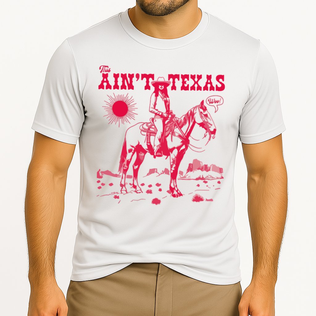 This AinT Texas  Cowgirl Cooling Performance Crew T-Shirt