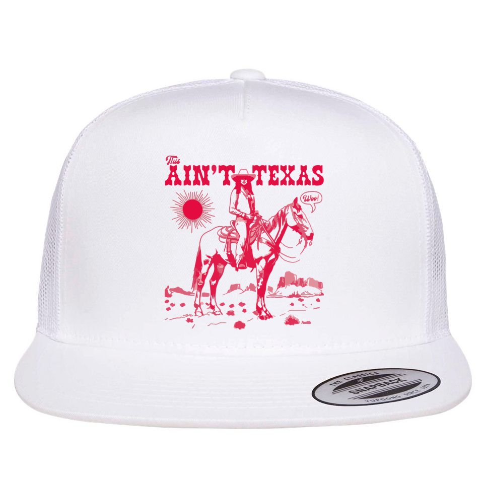 This AinT Texas  Cowgirl Flat Bill Trucker Hat