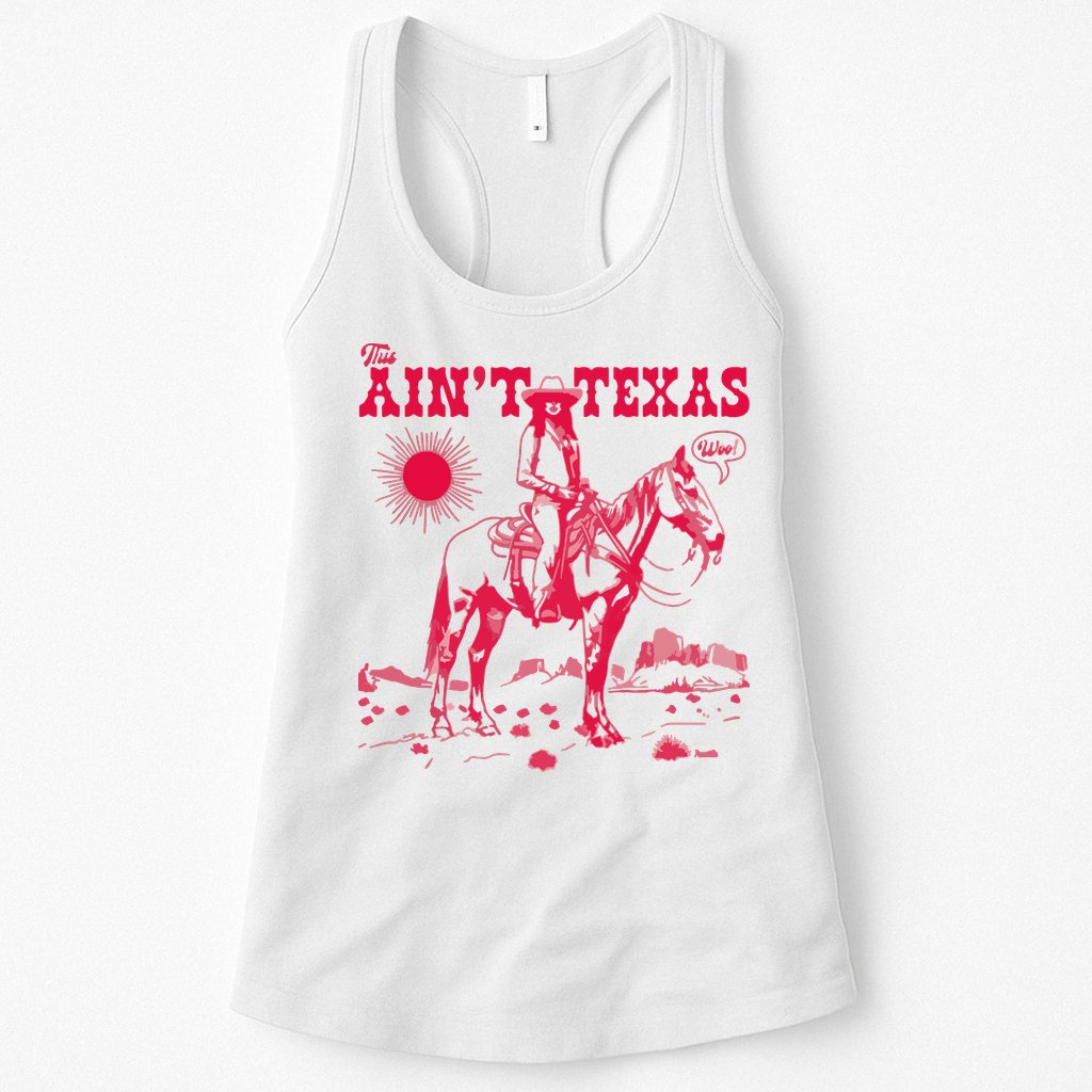 This AinT Texas  Cowgirl Womens Tank Top