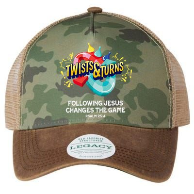 Twists And Turns VBS Vibes Christian Games Legacy Tie Dye Trucker Hat