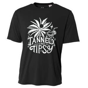 Tanned And Tipsy Cooling Performance Crew T-Shirt