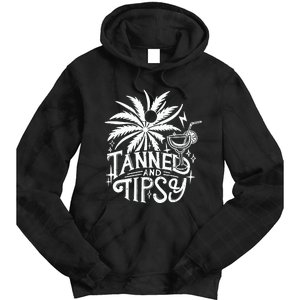 Tanned And Tipsy Tie Dye Hoodie