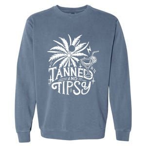 Tanned And Tipsy Garment-Dyed Sweatshirt