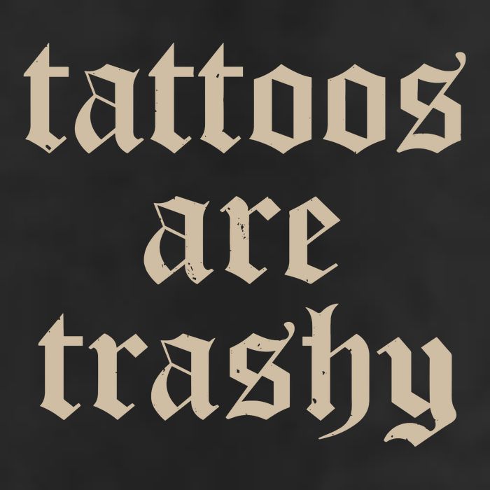 Tattoos Are Trashy 15oz Campfire Ceramic Mug