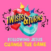 Twists And Turns VBS Follow Jesus Change The Games Stripe Pom Pom Beanie