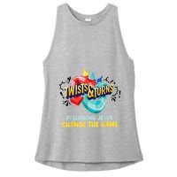 Twists And Turns VBS Follow Jesus Change The Games Ladies PosiCharge Tri-Blend Wicking Tank