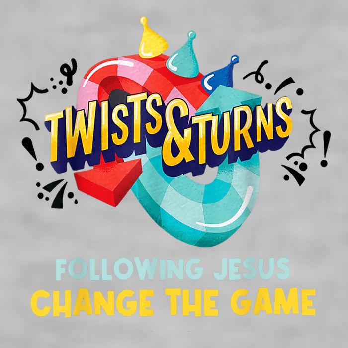 Twists And Turns VBS Follow Jesus Change The Games Ladies PosiCharge Tri-Blend Wicking Tank