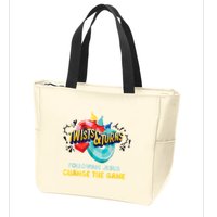 Twists And Turns VBS Follow Jesus Change The Games Zip Tote Bag