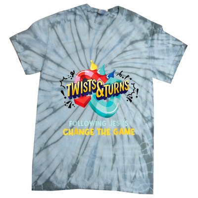 Twists And Turns VBS Follow Jesus Change The Games Tie-Dye T-Shirt