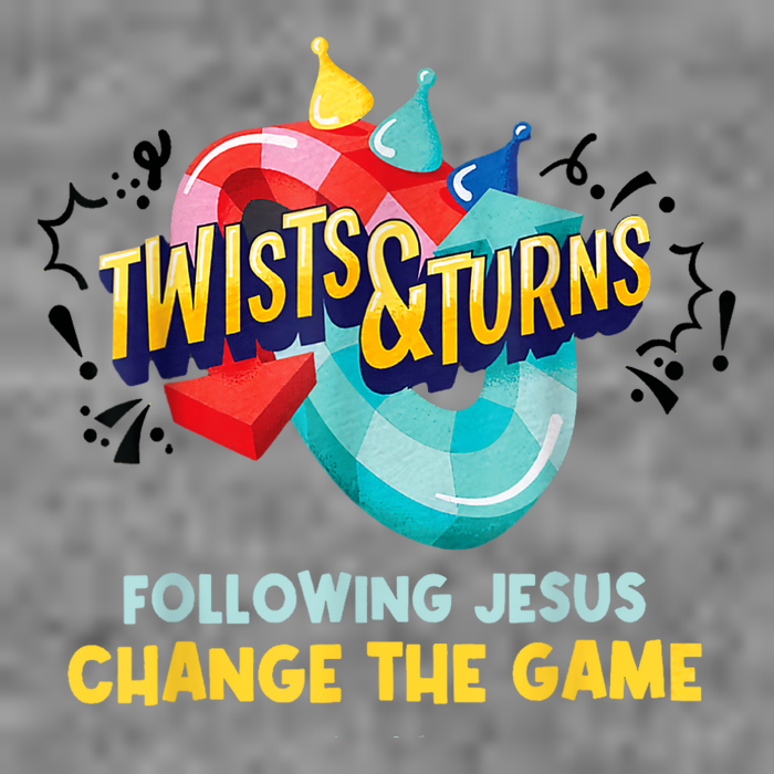 Twists And Turns VBS Follow Jesus Change The Games 7-Panel Snapback Hat