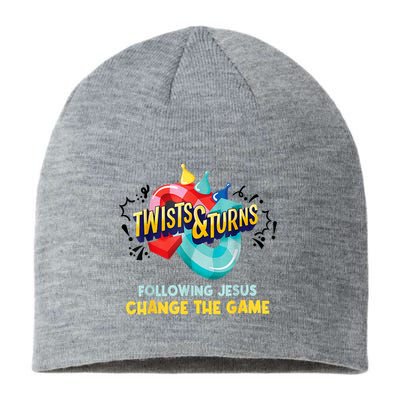 Twists And Turns VBS Follow Jesus Change The Games Sustainable Beanie