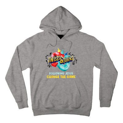 Twists And Turns VBS Follow Jesus Change The Games Tall Hoodie