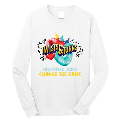 Twists And Turns VBS Follow Jesus Change The Games Long Sleeve Shirt