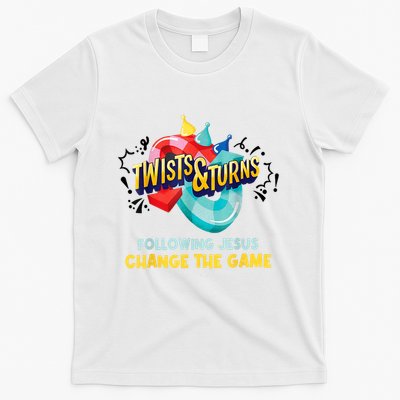 Twists And Turns VBS Follow Jesus Change The Games T-Shirt