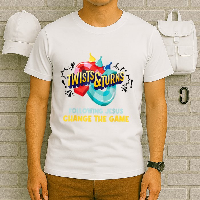 Twists And Turns VBS Follow Jesus Change The Games T-Shirt