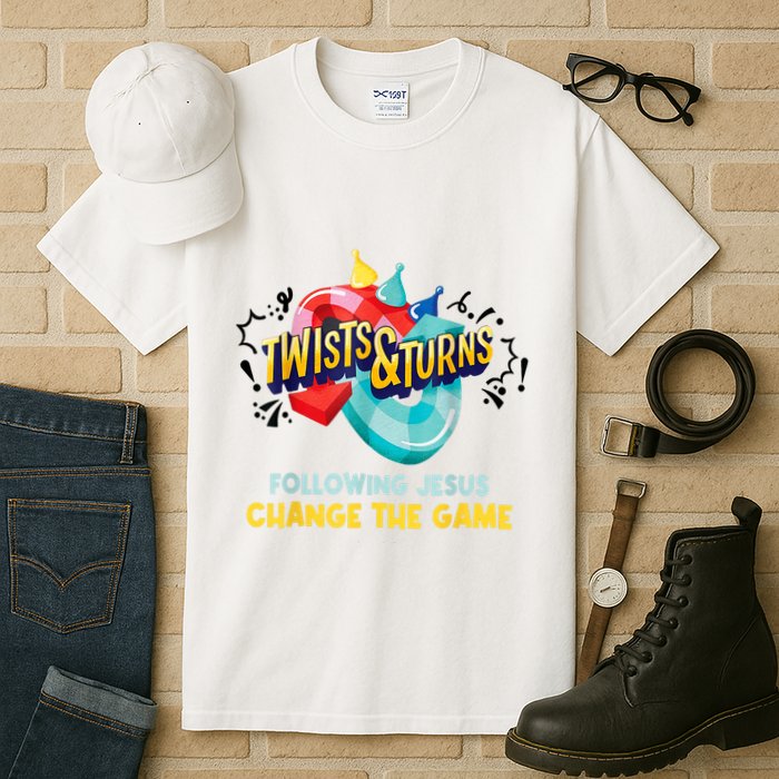 Twists And Turns VBS Follow Jesus Change The Games Tall T-Shirt
