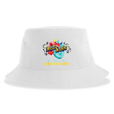Twists And Turns VBS Follow Jesus Change The Games Sustainable Bucket Hat