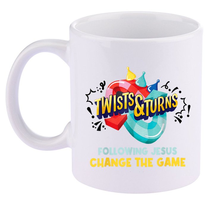 Twists And Turns VBS Follow Jesus Change The Games 11oz C Handle Ceramic Mug