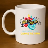 Twists And Turns VBS Follow Jesus Change The Games 11oz C Handle Ceramic Mug