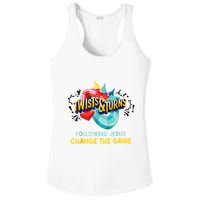 Twists And Turns VBS Follow Jesus Change The Games Ladies PosiCharge Competitor Racerback Tank