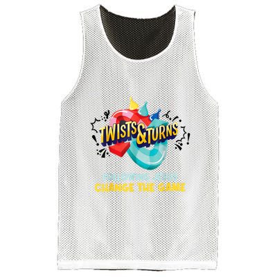 Twists And Turns VBS Follow Jesus Change The Games Mesh Reversible Basketball Jersey Tank