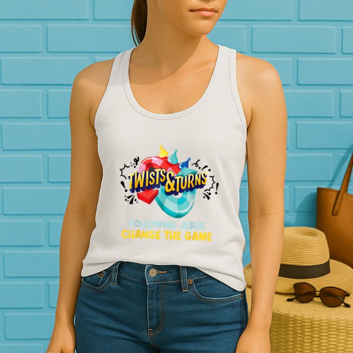 Twists And Turns VBS Follow Jesus Change The Games Womens Tank Top
